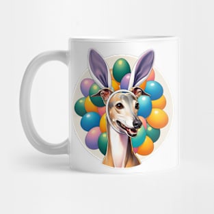 Italian Greyhound Enjoys Easter with Bunny Ear Headband Mug